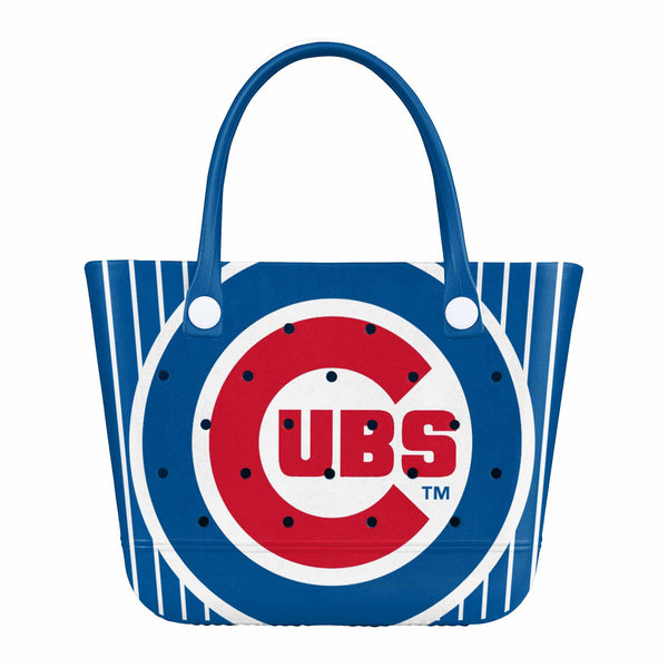 Chicago Cubs Pinstripe Tailgate Tote Bag