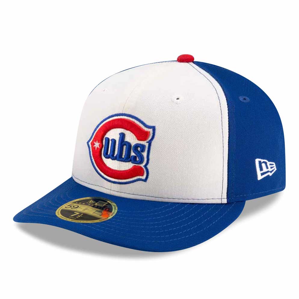 GQ981◇THREE FACE : field cap elliot◇F◇青 Chicago Cubs Blues Alternate 2 Authentic New Era 59FIFTY Low