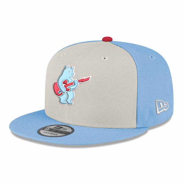 Chicago Cubs Youth Blues Rock Bear Sky Blue New Era 9FIFTY Adjustable Cap