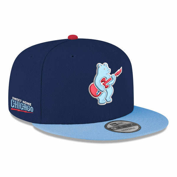 Chicago Cubs Rock Bear New Era Navy Sky 9FIFTY Adjustable Cap