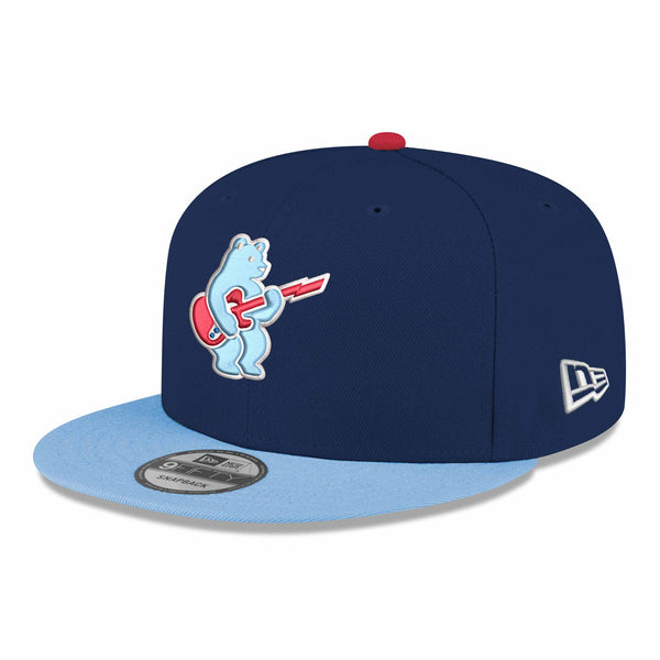 Chicago Cubs Youth Blues Rock Bear Navy Sky New Era 9FIFTY Adjustable Cap