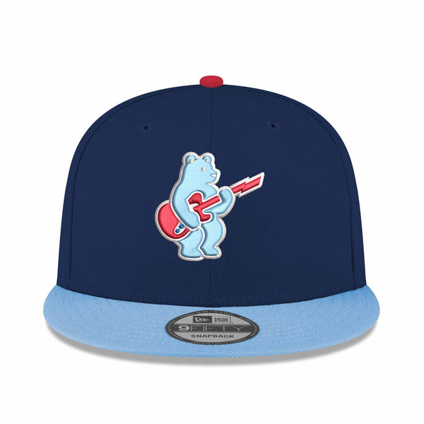 Chicago Cubs Youth Blues Rock Bear Navy Sky New Era 9FIFTY Adjustable Cap