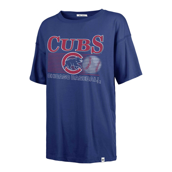 Chicago Cubs 47 Brand Women's Straight Side Sadie T shirt