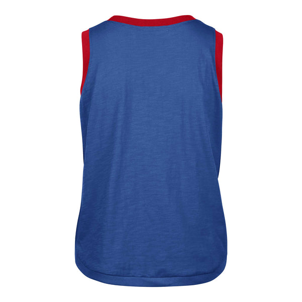 Chicago Cubs 47 Brand Women's Premier Ringer Tank Top