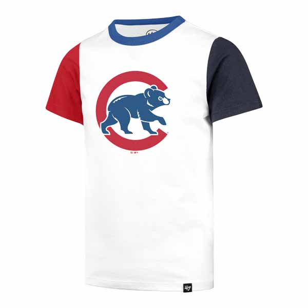 Chicago Cubs 47 Brand Youth Super Two T Shirt