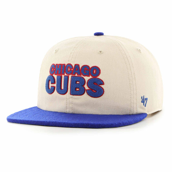 Chicago Cubs 47 Brand Fieldstone Captain Adjustable Snapback Cap