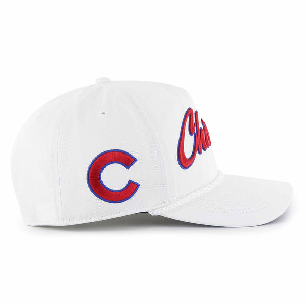 Chicago Cubs 47 Brand White Overhand Hitch Snapback Adjustable Cap