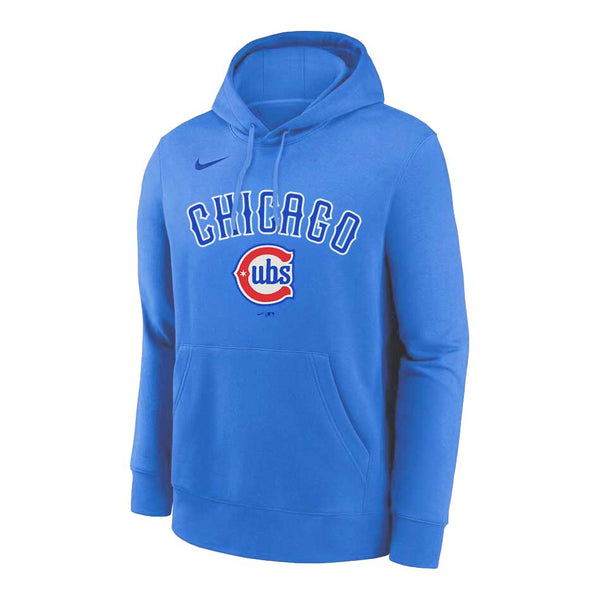 Chicago Cubs Nike Blues Alternate 2 Logo Bubble Screen Hooded Sweatshirt