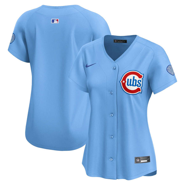 Chicago Cubs Blues Women's Alternate 2 Nike Vapor Limited Jersey