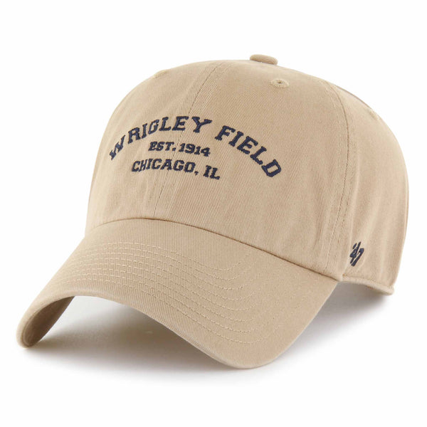 Wrigley Field 47 Brand Khaki Stadium Deuce Clean up Adjustable Cap