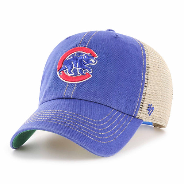 Chicago Cubs 47 Brand Walking Bear Trawler Clean Up Cap