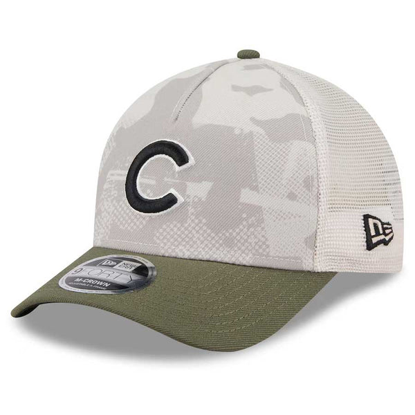 Chicago Cubs New Era 2025 Youth Armed Forces Day 9FORTY Adjustable Cap