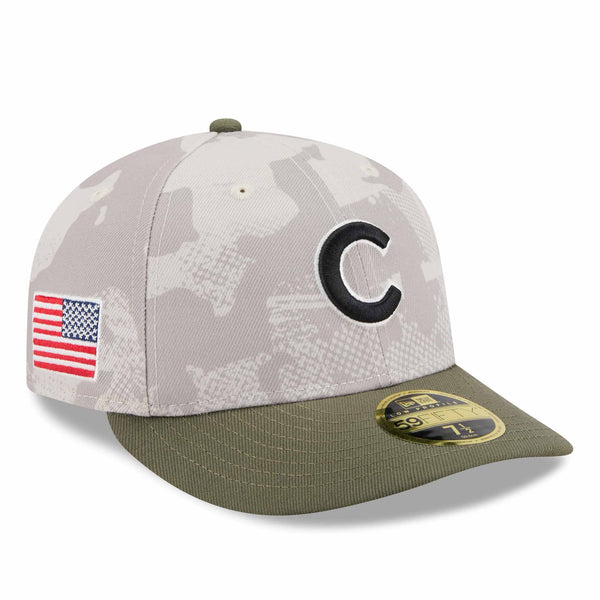 Chicago Cubs New Era 2025 Armed Forces Day 59FIFTY Low Profile Fitted Cap