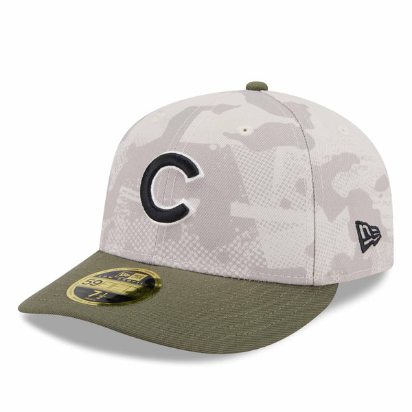 Chicago Cubs New Era 2025 Armed Forces Day 59FIFTY Low Profile Fitted Cap