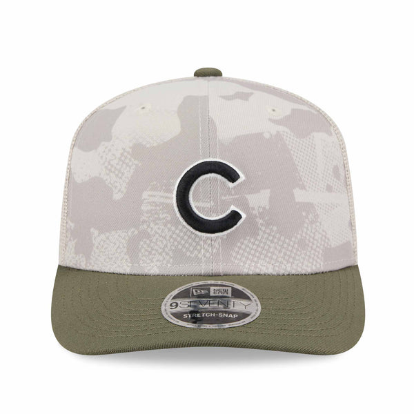 Chicago Cubs New Era 2025 Armed Forces Day 9SEVENTY Stretch Snap Adjustable Cap