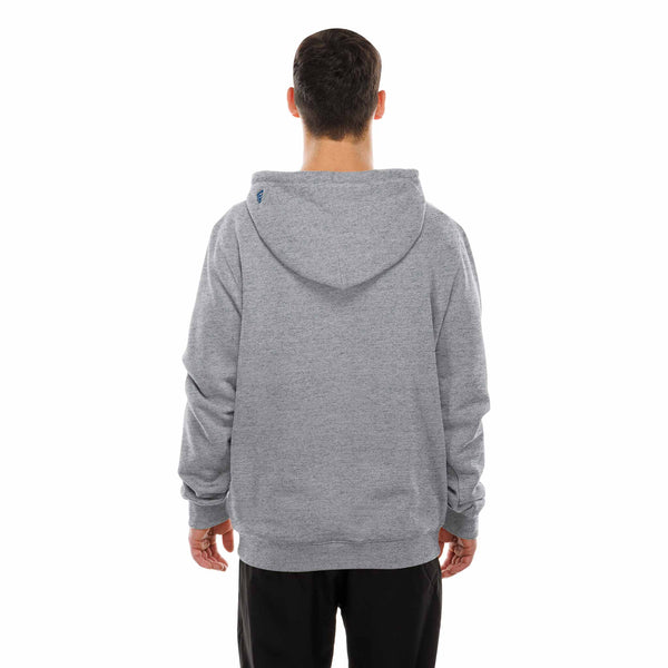 Chicago Cubs New Era 1984 Bear Bubble Grey Hooded Sweatshirt