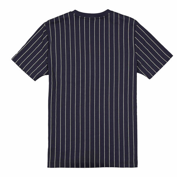 Chicago Cubs New Era 1914 Bear Navy Pinstripe T Shirt