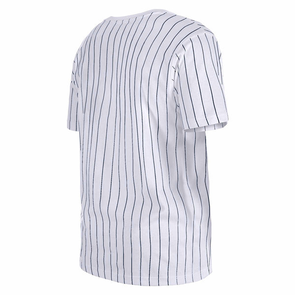 Chicago Cubs New Era 1914 Bear White Pinstripe T Shirt