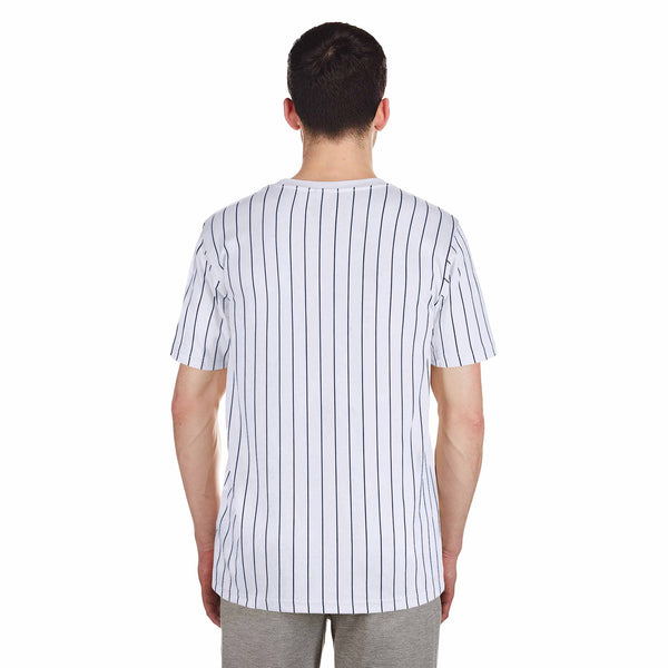 Chicago Cubs New Era 1914 Bear White Pinstripe T Shirt