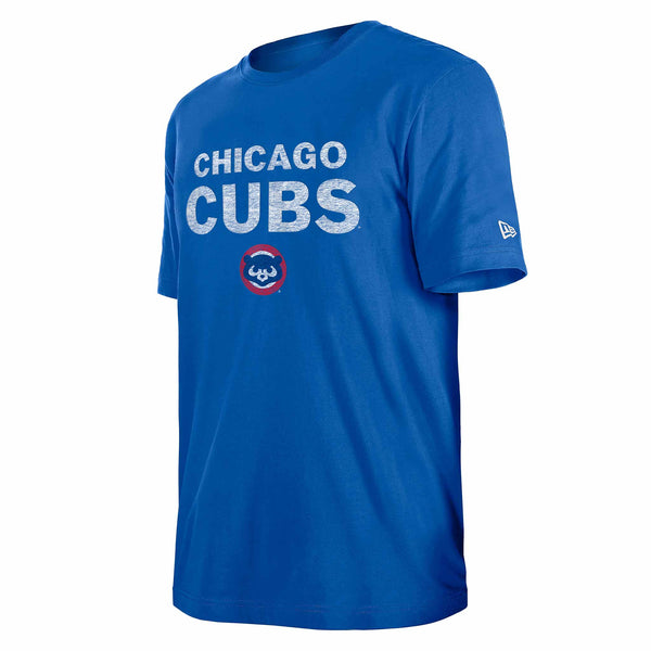 Chicago Cubs New Era 1969 Bear Bubble Royal Blue T Shirt