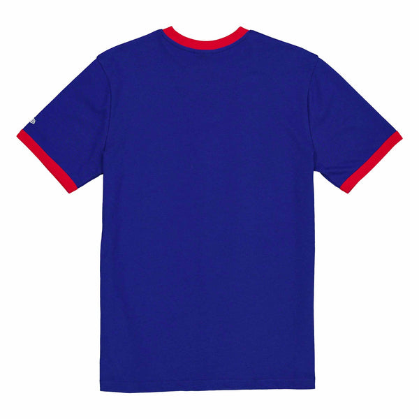 Chicago Cubs New Era Bullseye Script V neck T Shirt