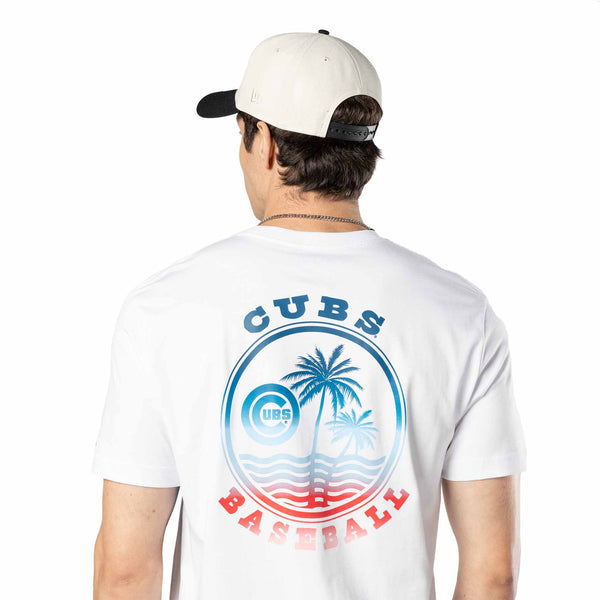Chicago Cubs New Era Double Sided Palm Tree T Shirt
