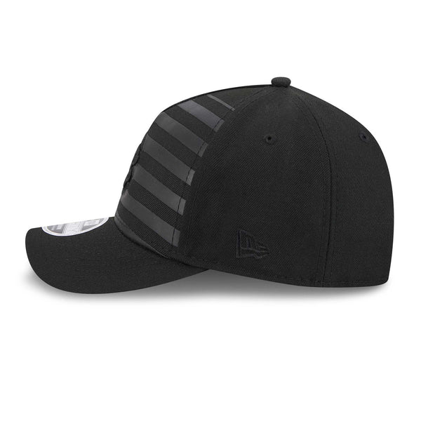 Chicago Cubs New Era Black Flag 9FORTY M-Crown Adjustable Cap
