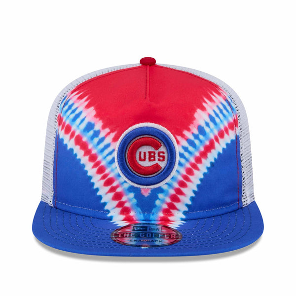 Chicago Cubs New Era Tie Dyed Golfer Adjustable Cap