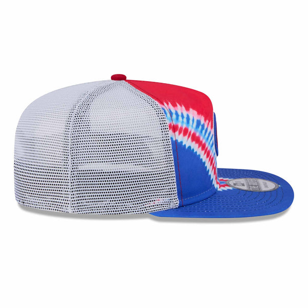 Chicago Cubs New Era Tie Dyed Golfer Adjustable Cap