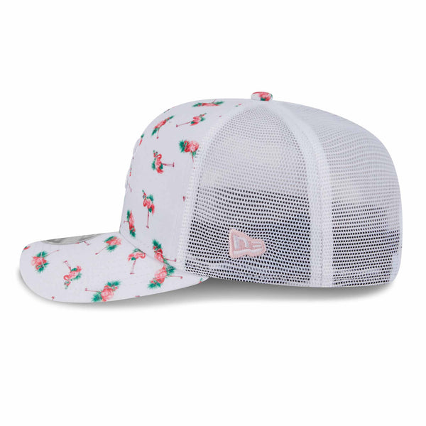 Chicago Cubs New Era Flamingo Print 9SEVENTY Stretch Snap Cap