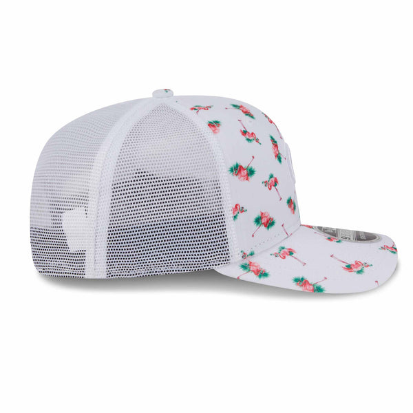 Chicago Cubs New Era Flamingo Print 9SEVENTY Stretch Snap Cap