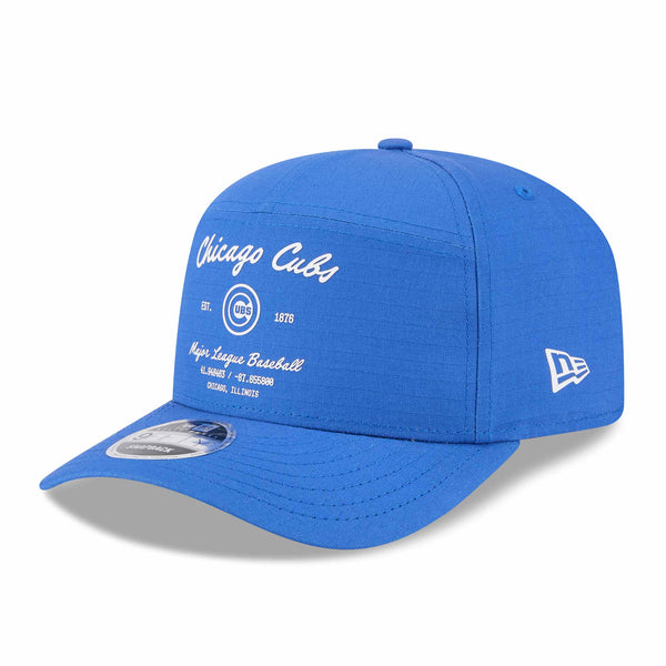 Chicago Cubs New Era Vintage Script 9FIFTY Split Panel Adjustable Cap