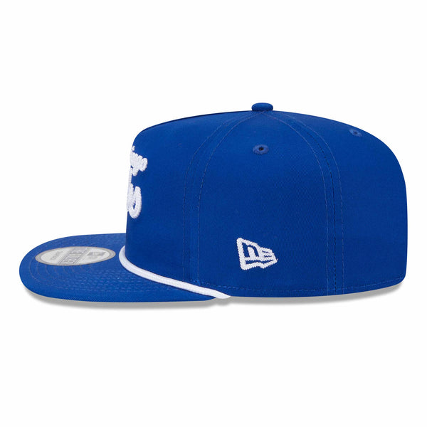 Chicago Cubs New Era Golfer Team Text Adjustable Cap