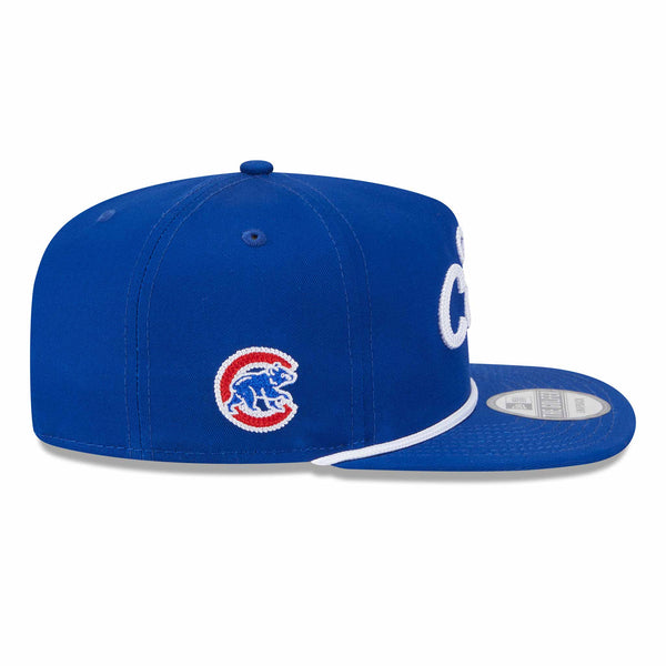 Chicago Cubs New Era Golfer Team Text Adjustable Cap