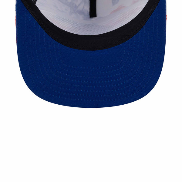 Chicago Cubs New Era Printed Golfer Adjustable Cap