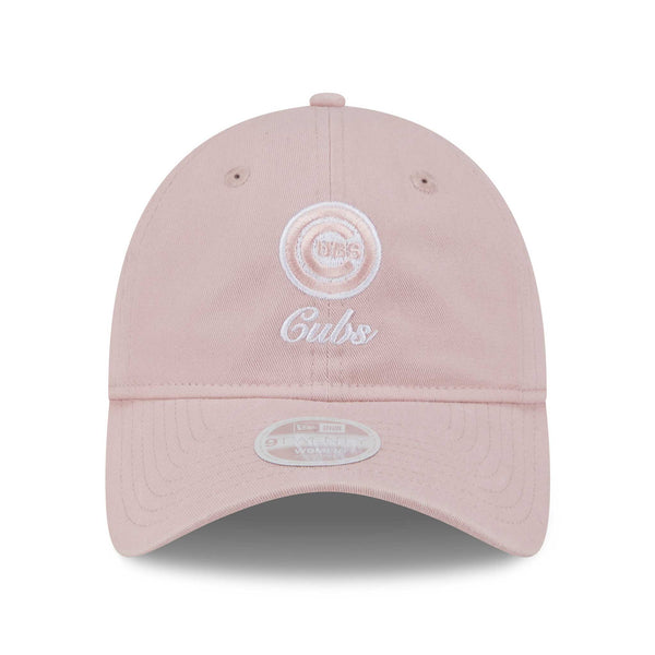 Chicago Cubs New Era Ladies 9TWENTY Preppy Team Pink Adjustable Cap