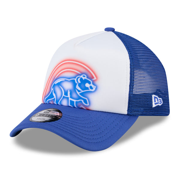 Chicago Cubs New Era Youth 9FORTY A-Frame Adjustable Cap