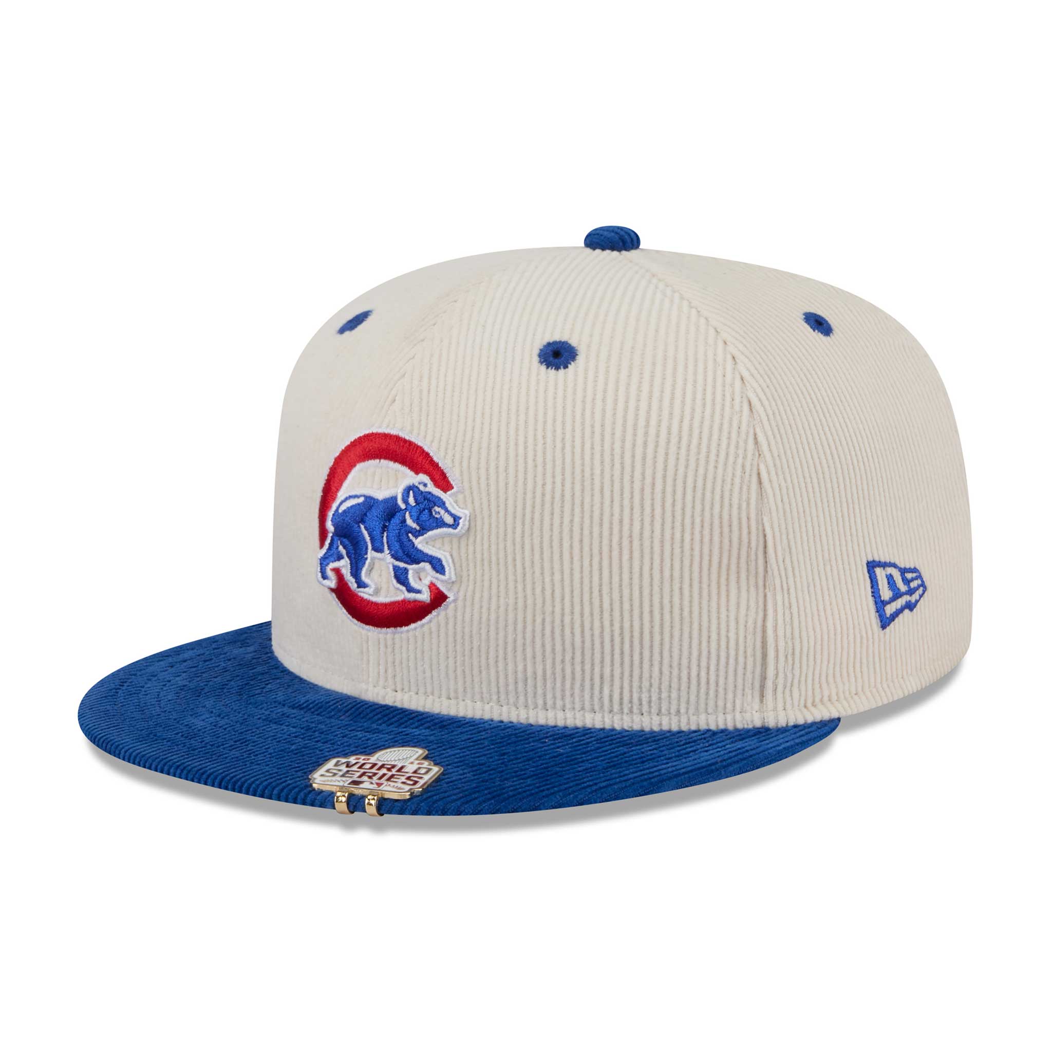 Chicago Cubs New Era 59FIFTY Walking Bear Corderoy Fitted Cap