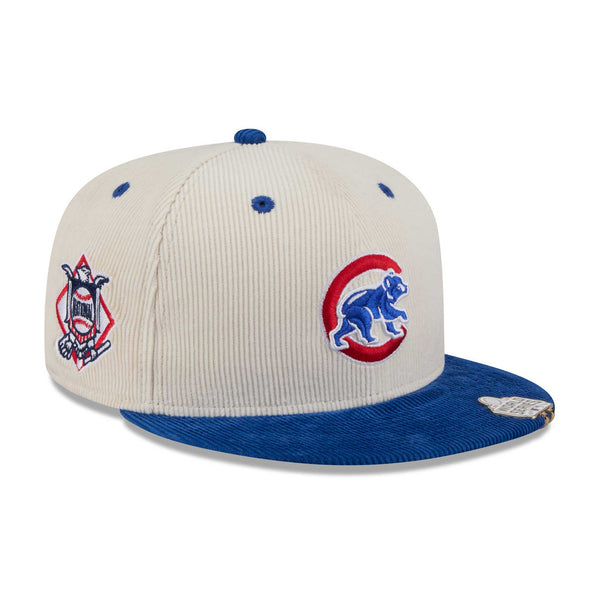 Chicago Cubs New Era 59FIFTY Walking Bear Corderoy Fitted Cap