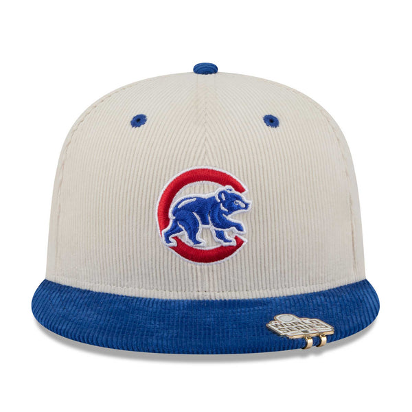 Chicago Cubs New Era 59FIFTY Walking Bear Corderoy Fitted Cap