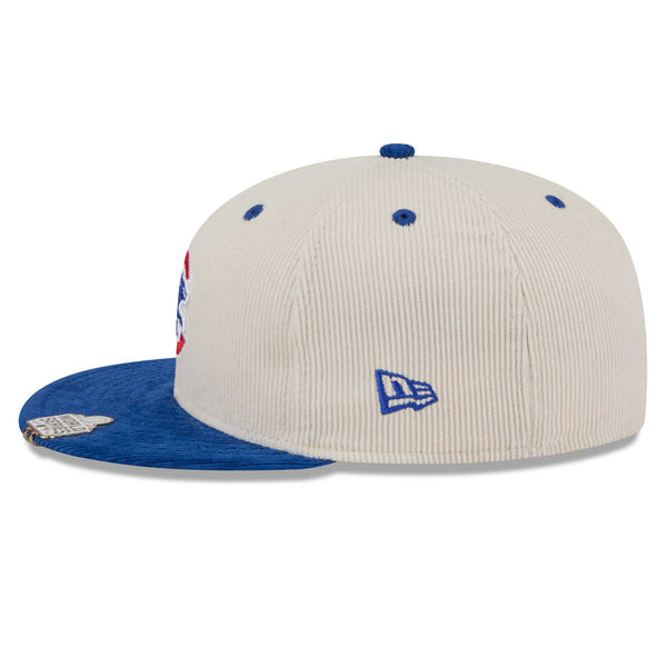 Chicago Cubs New Era 59FIFTY Walking Bear Corderoy Fitted Cap