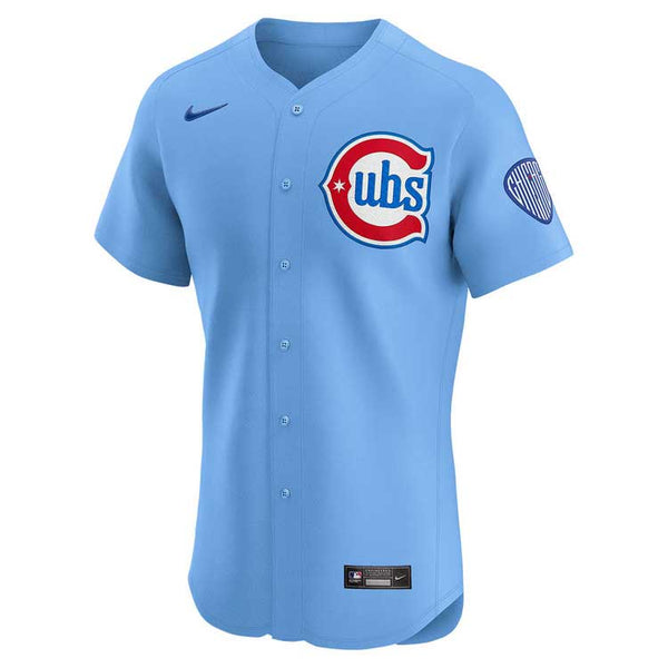 Chicago Cubs Nike Elite Authenitc Blues Alternate 2 Jersey
