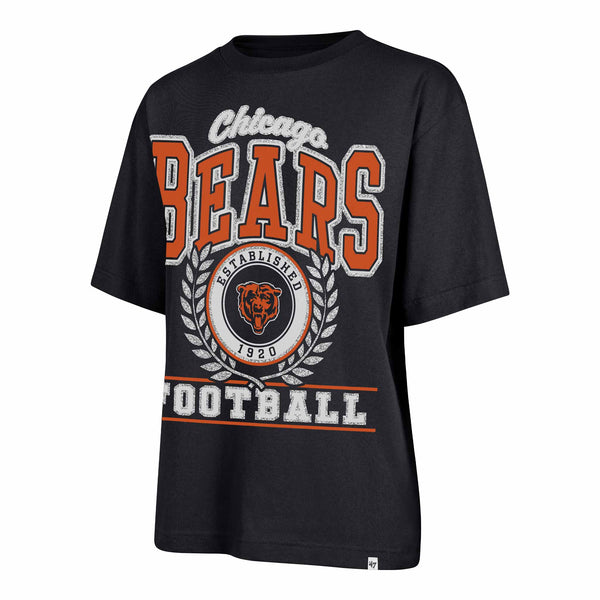 Chicago Bears 47 Brand Women's Navy Ring True Foundation Short Sleeve T Shirt