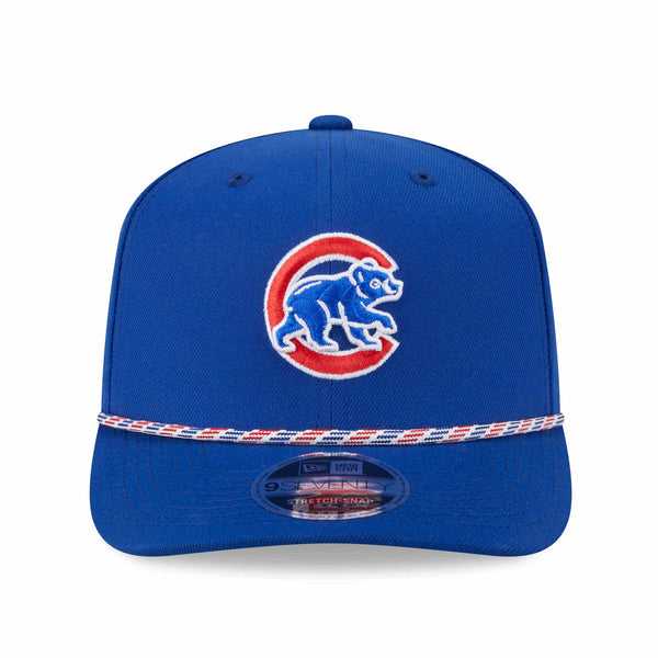 Chicago Cubs New Era Walking Bear Royal Blue Multi Rope 9SEVENTY Stretch Snap Adjustable Cap