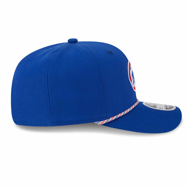 Chicago Cubs New Era Walking Bear Royal Blue Multi Rope 9SEVENTY Stretch Snap Adjustable Cap