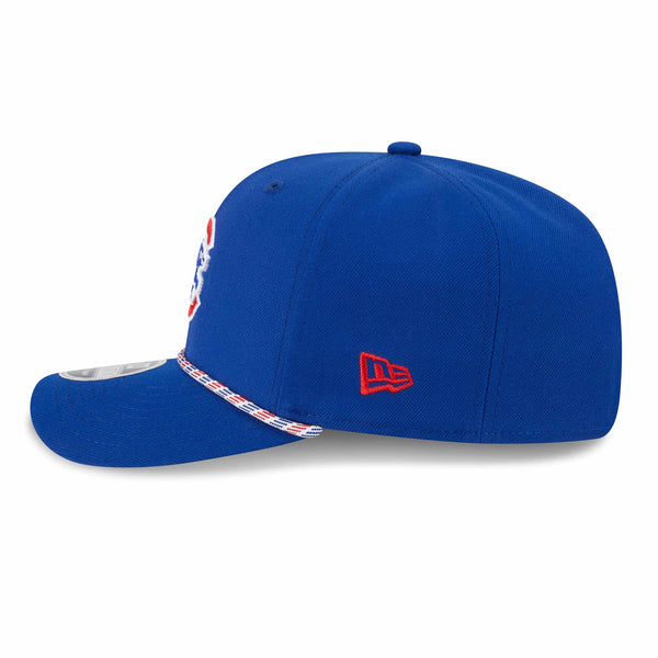 Chicago Cubs New Era Walking Bear Royal Blue Multi Rope 9SEVENTY Stretch Snap Adjustable Cap