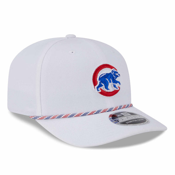 Chicago Cubs New Era Walking Bear White Multi Rope 9SEVENTY Stretch Snap Adjustable Cap