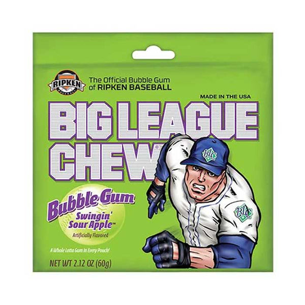 Big League Chew Pouch Sour Apple Flavor