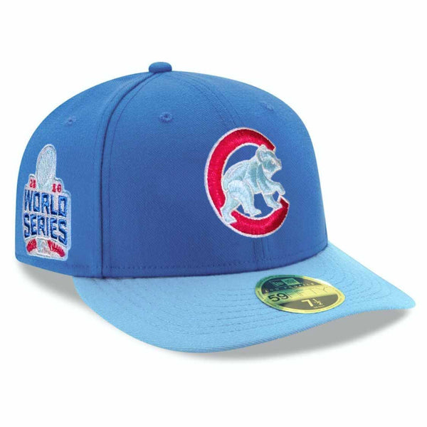 Chicago Cubs New Era 2016 World Series Royal Walking Bear Low Profile 59FIFTY Fitted Cap