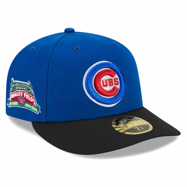 Chicago Cubs Wrigley Field New Era 100 Year Bullseye Low Profile 59FIFTY Fitted Cap